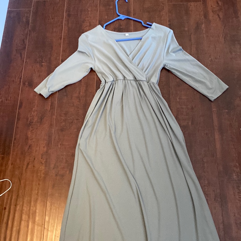 Simple long green drsss